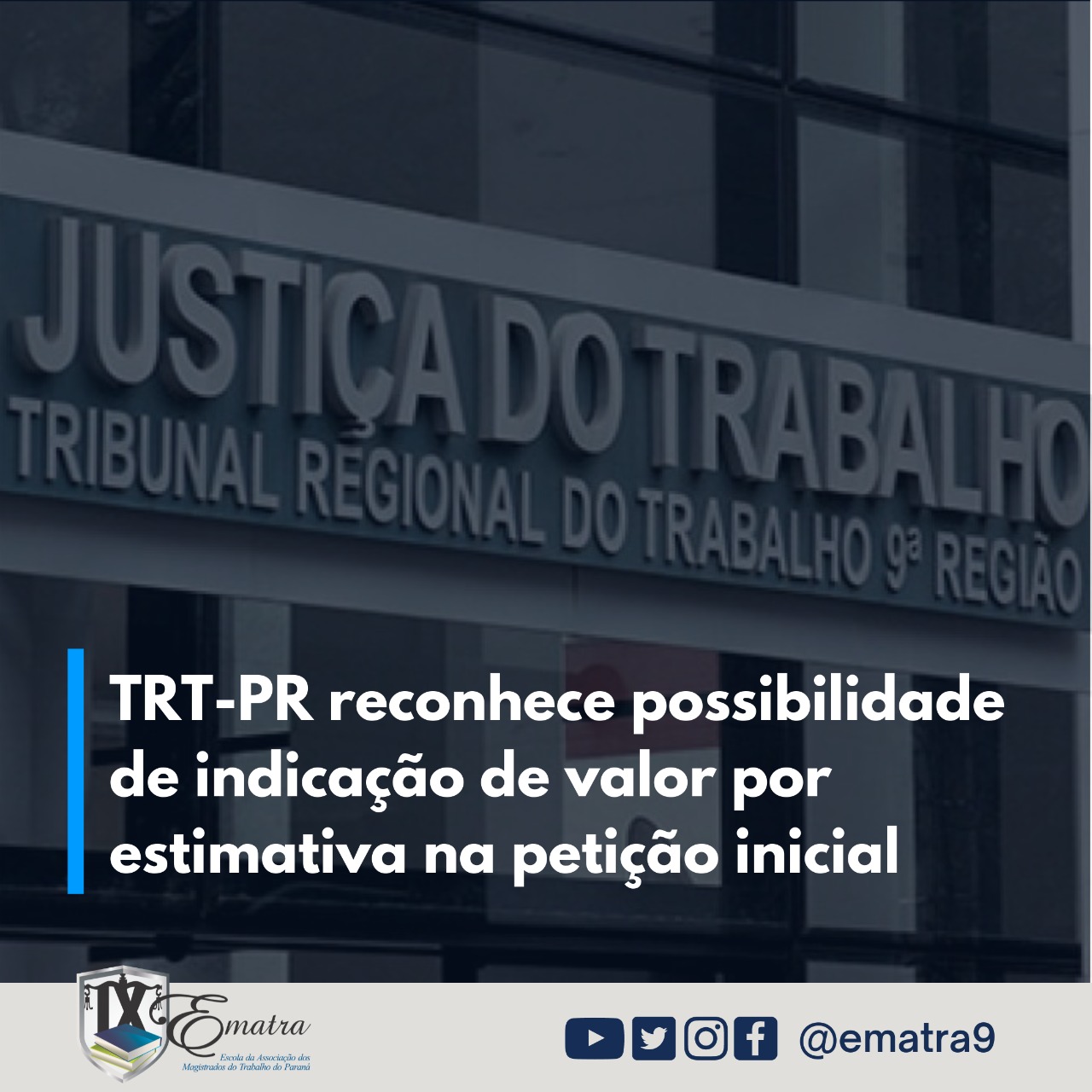 Juízes do Tribunal Regional do Trabalho (TRT) participam da 9ª