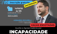 VAGAS ESGOTADAS
